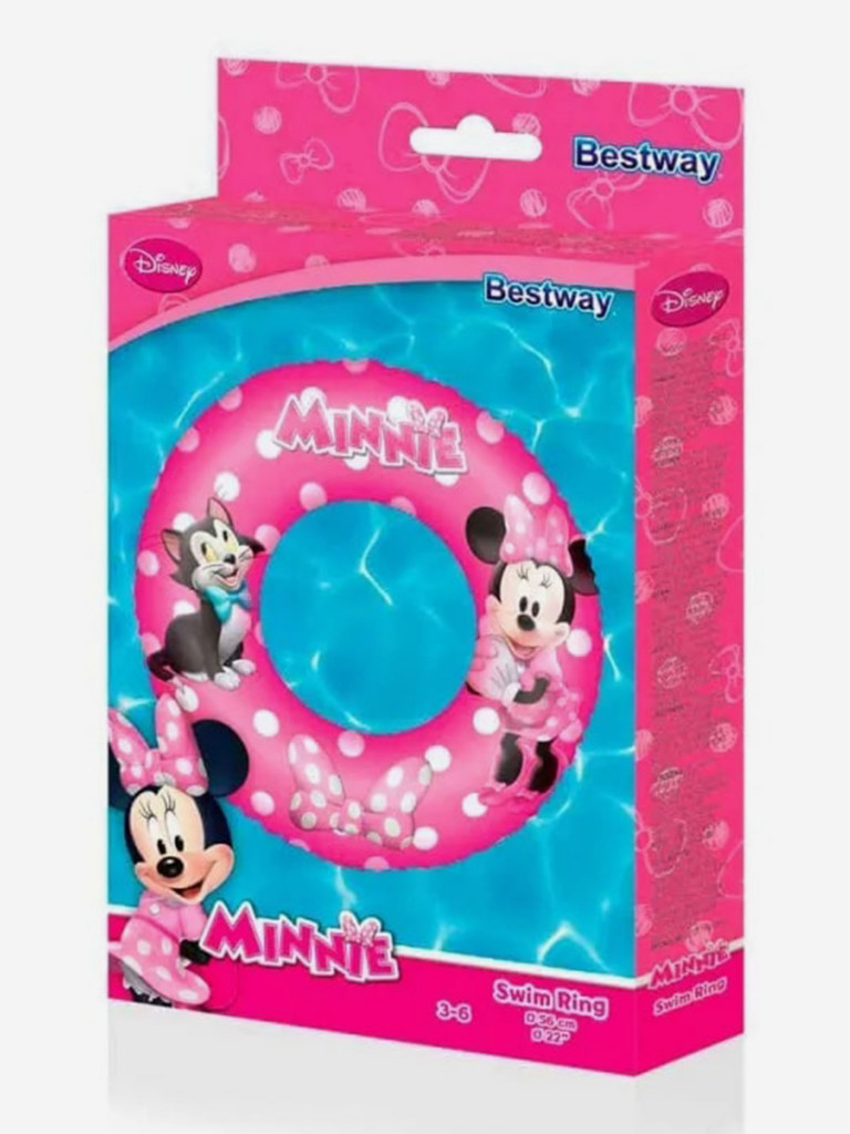 Круг для плавания Bestway 91040 Minnie (56см) 3-6 лет