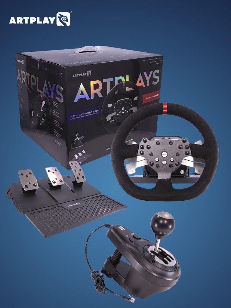 Игровой руль ARTPLAYS V-1600 Pro Force Feedback