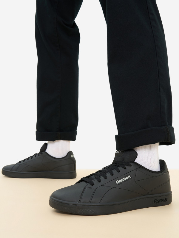 Кеды мужские Reebok Court Clean арт. 100074370 черный цвет — купить за 5879 руб. со скидкой 30 %, отзывы в интернет-магазине Спортмастер