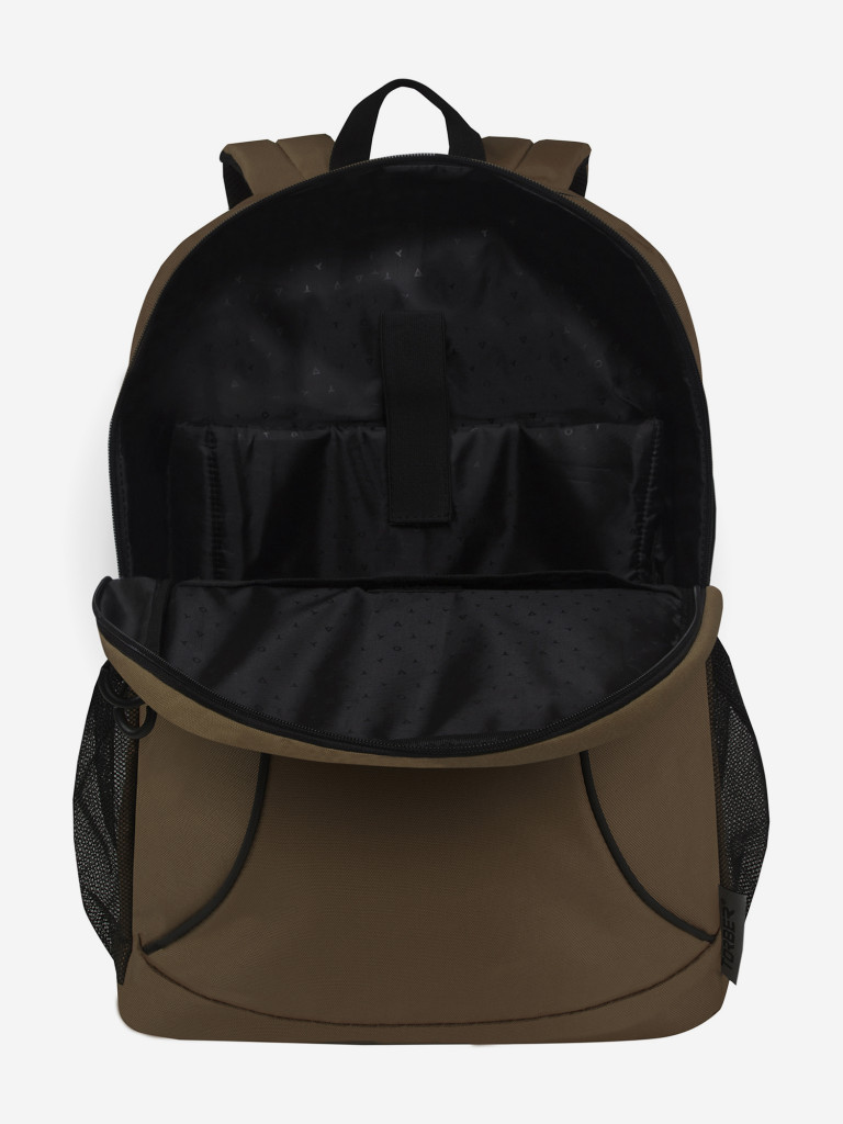 Рюкзак TORBER ROCKIT с отделением для ноутбука 15,6", коричневый, полиэстер 600D, 46 х 30 x 13