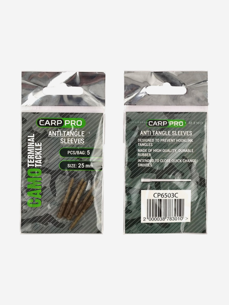 Противозакручиватель поводка CARP PRO Camo 25мм 5шт