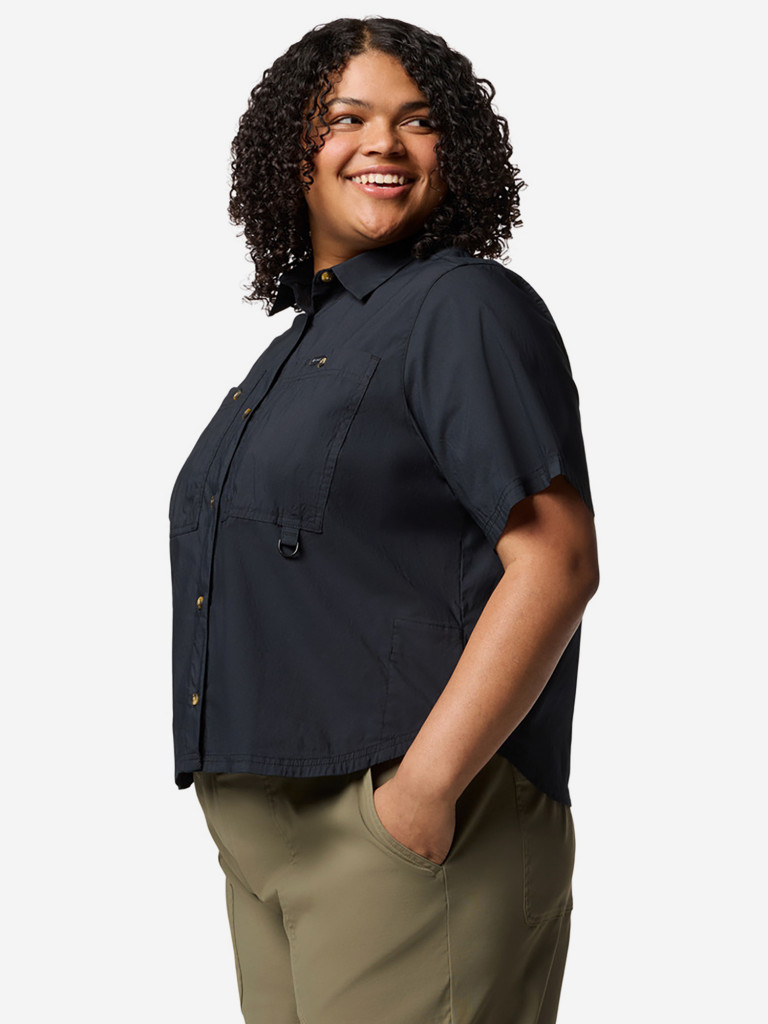 Рубашка с коротким рукавом женская Columbia Brea Falls Woven SS, Plus Size