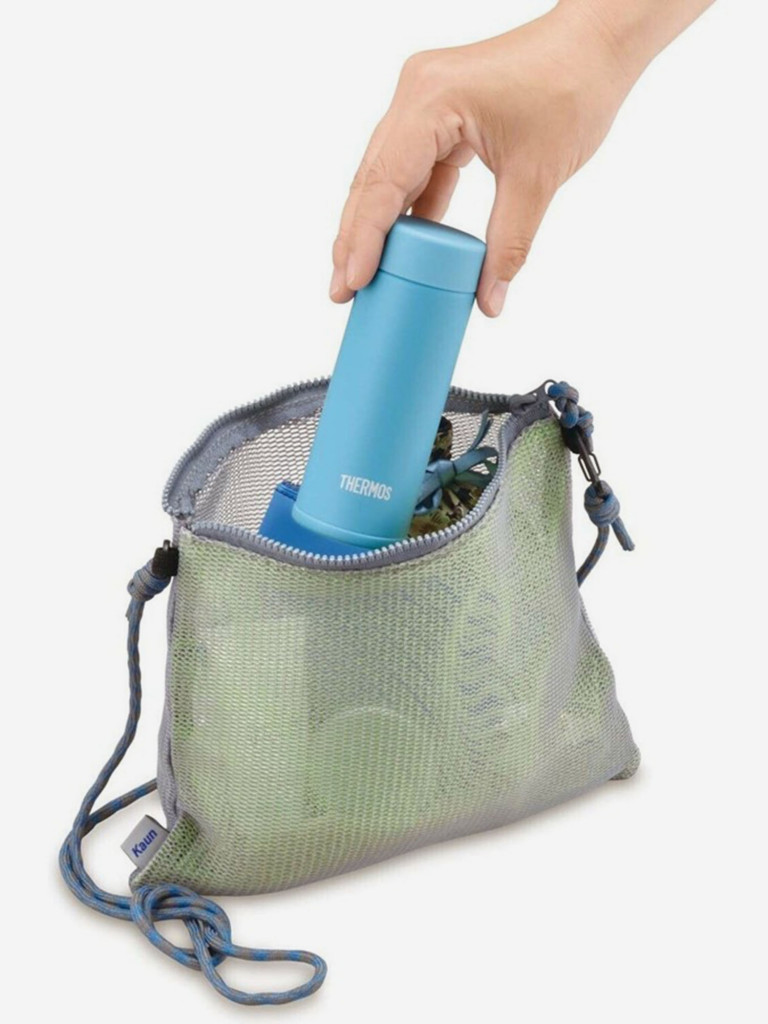 Мини термос для кофе 120 мл THERMOS JOJ-120 голубой