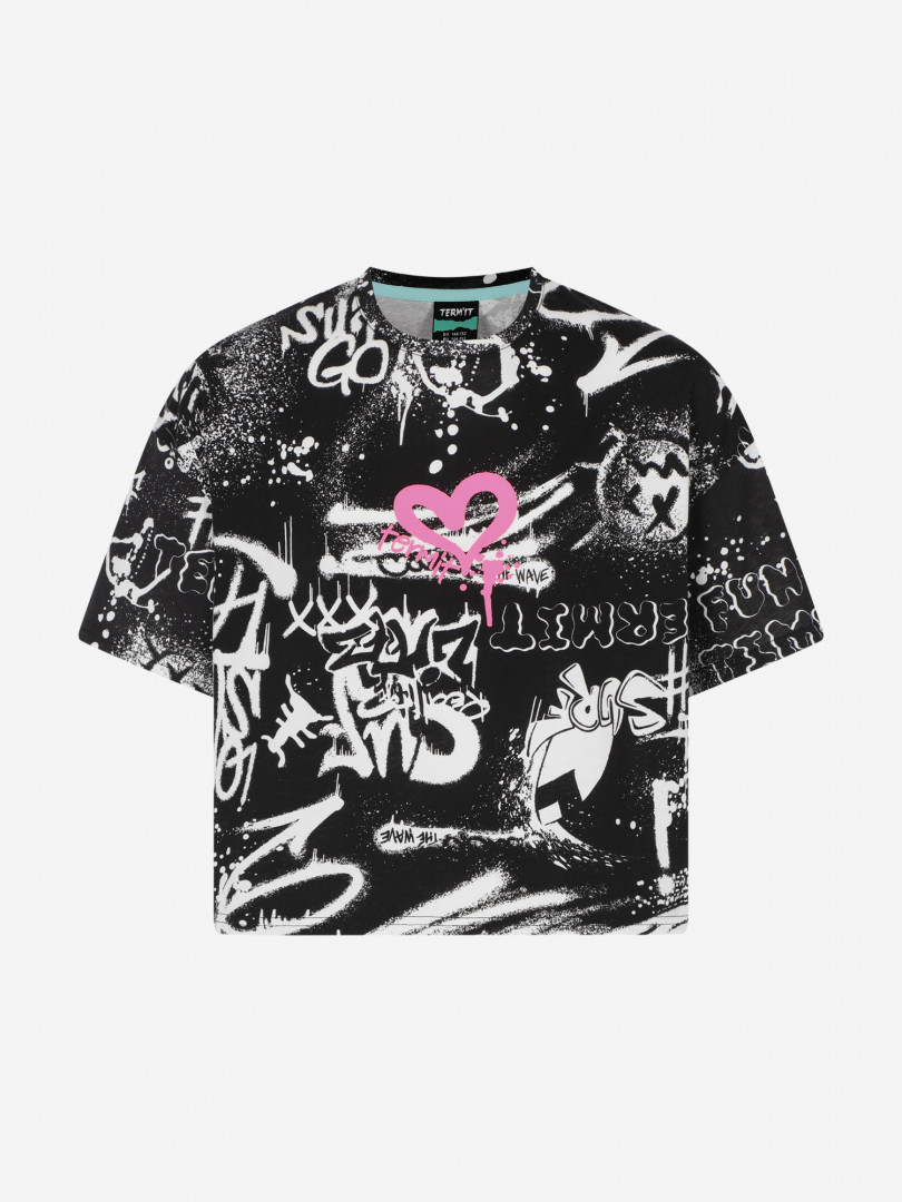 Футболка для девочек Termit Черный 559₽