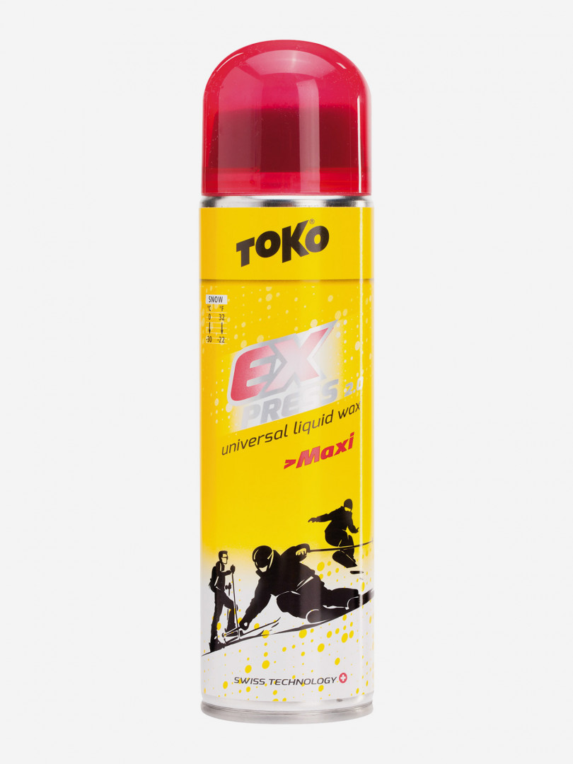 фото Мазь скольжения toko express maxi 200 ml, желтый