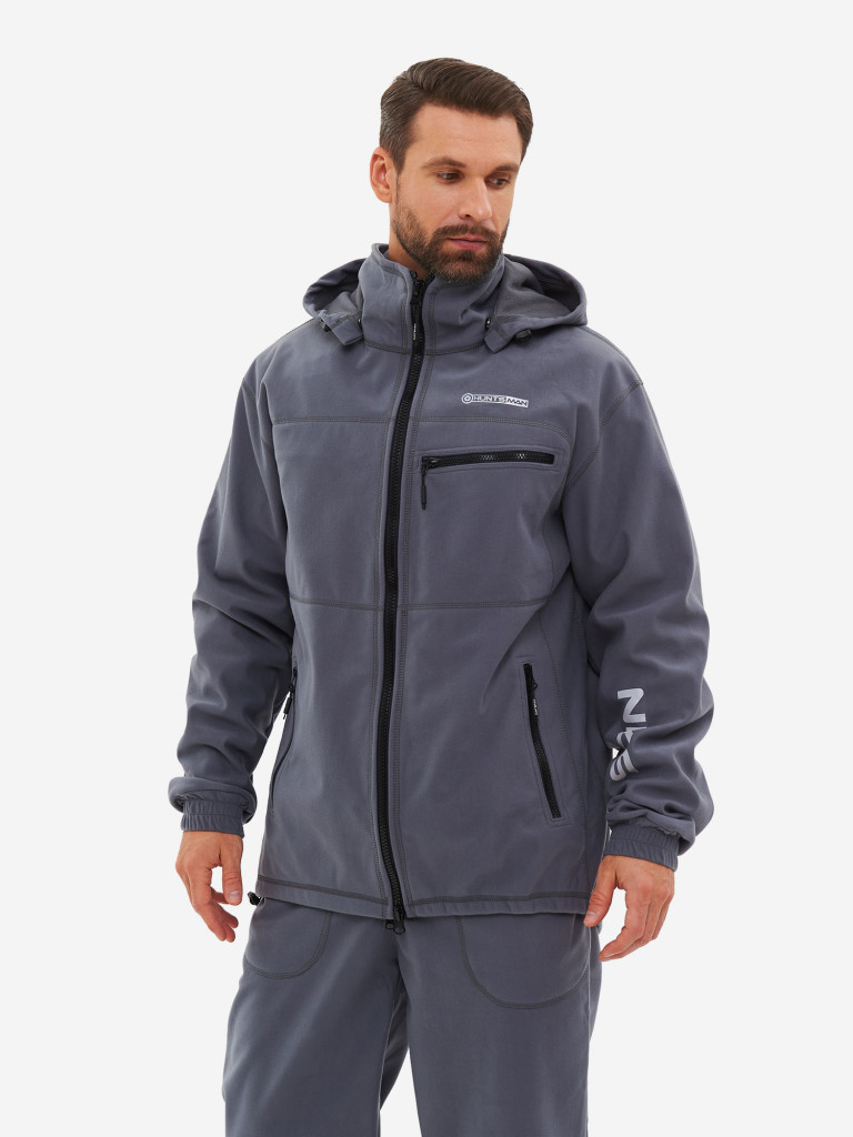 Костюм мужской демисезонный Huntsman Никс Люкс, ткань Alova Windblock