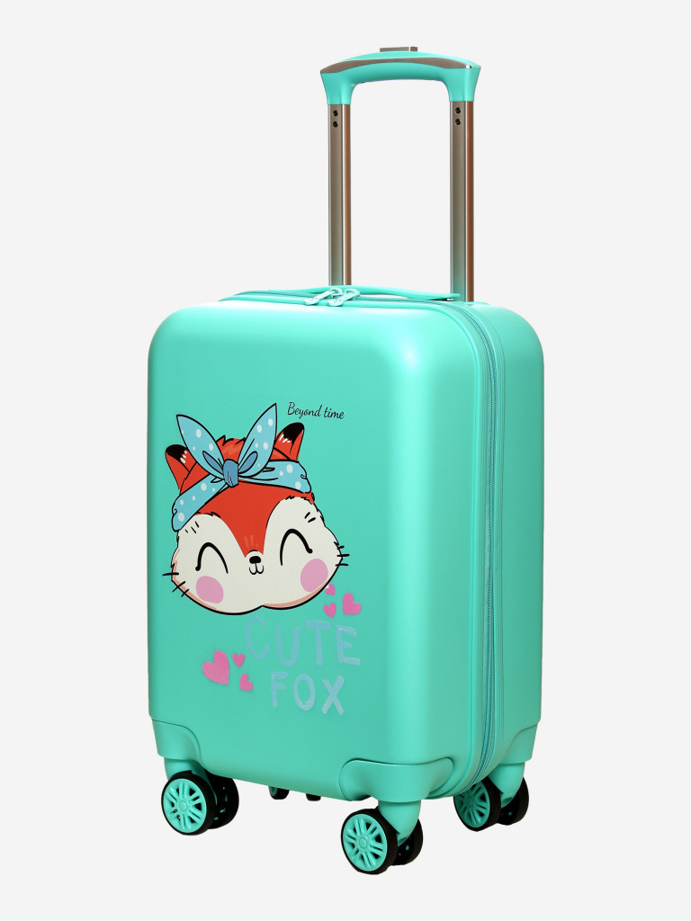 Чемодан детский BEYOND TIME R126 Лисичка Fox зеленый