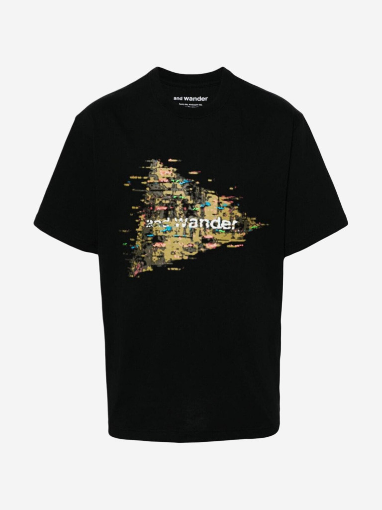 Футболка and wander logo print jersey