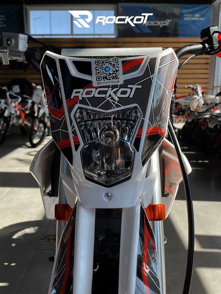 Питбайк ROCKOT RENTAL 125 Axis 2.0 (полуавтомат, без сцепления, эл. стартер, 17/14)