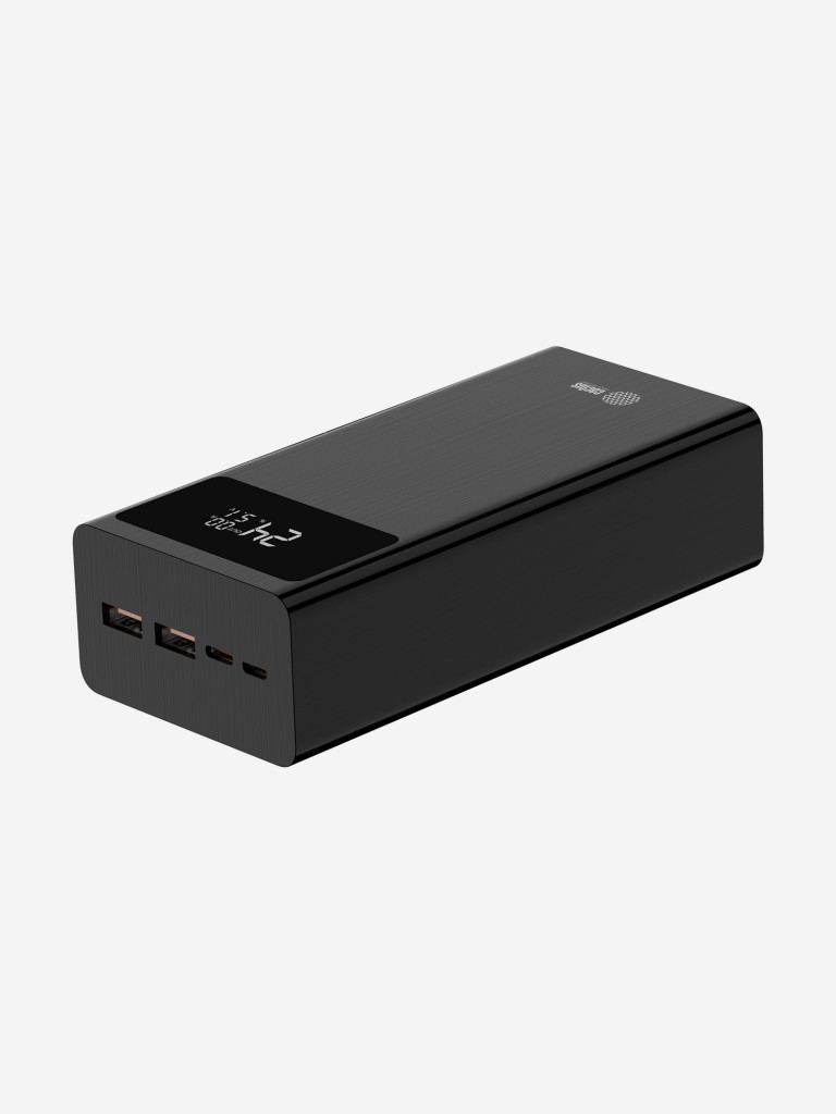 Мобильный аккумулятор Cactus CS-PBFSKA-30000 30000mAh 22.5W 4.5A USB-A/USB-C черный