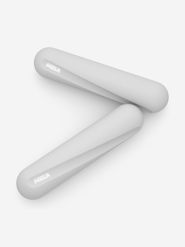 Гантели серые, 2 кг, 2 шт, MELA