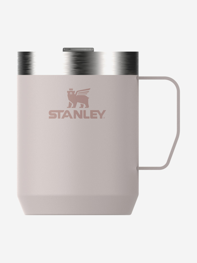 Термокружка Stanley Classic, 230 мл, розовая, с ручкой и крышкой