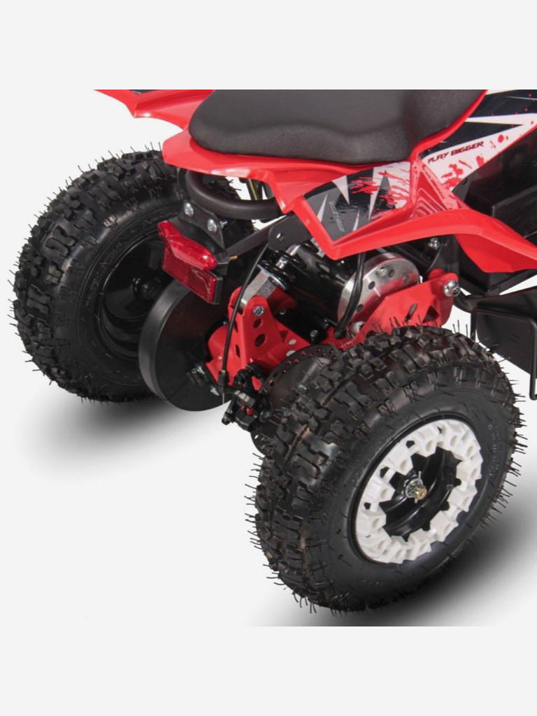 Детский электроквадроцикл White Siberia Sneg Leto R 1000W 36V 12Ah красный