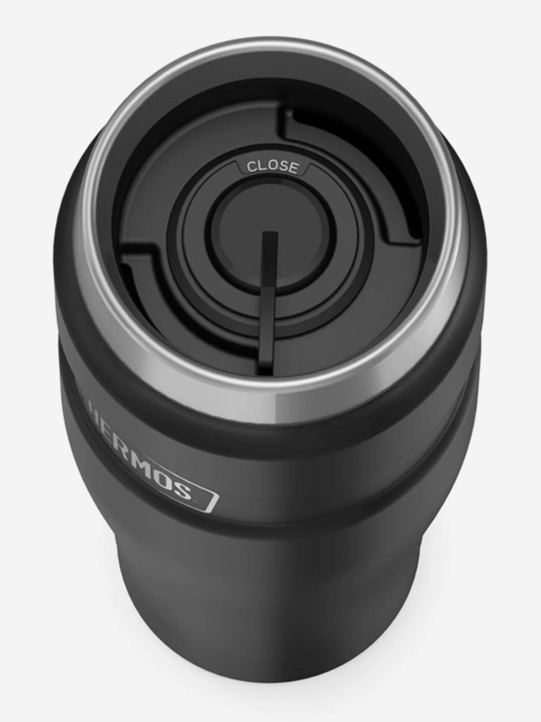 Термокружка для кофе 470 мл THERMOS KING-1005 чёрная