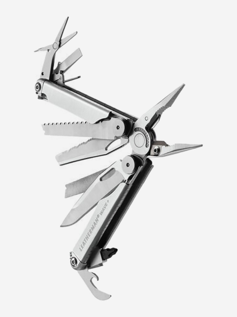 Мультиинструмент складной Leatherman Wave Plus, 18 функций, чехол