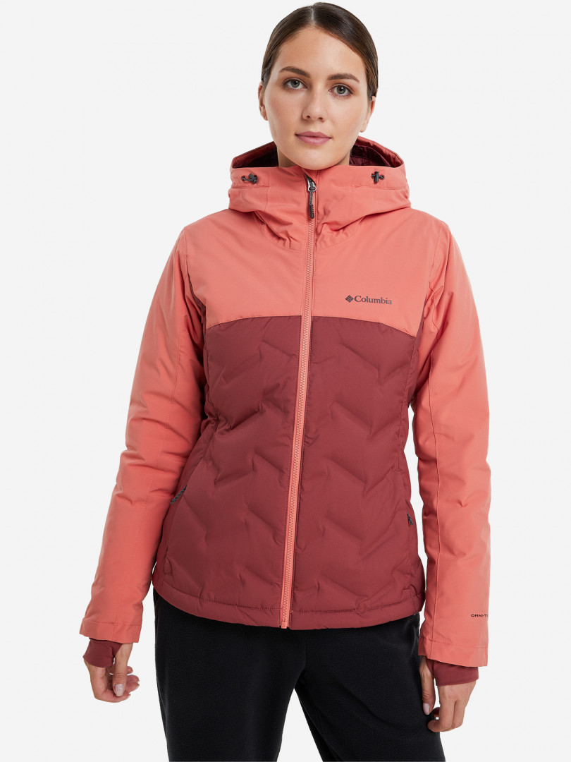 фото Пуховик женский columbia grand trek ii down jacket, оранжевый