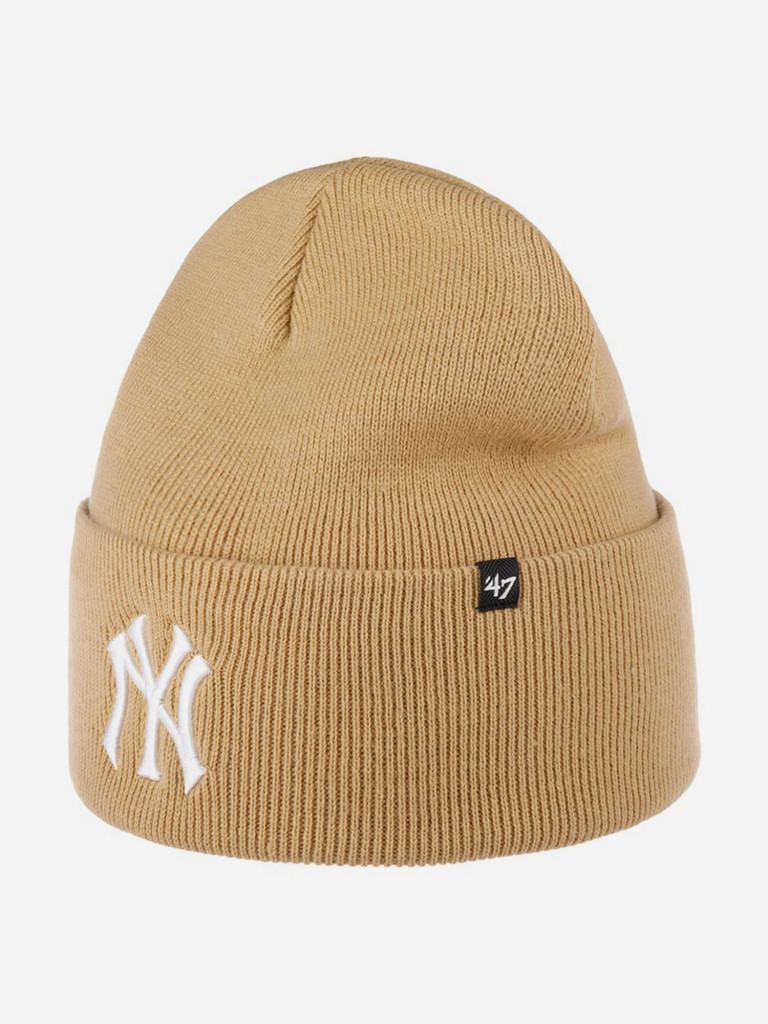 Шапка с отворотом 47 BRAND B-HYMKR17ACE New York Yankees MLB (бежевый)
