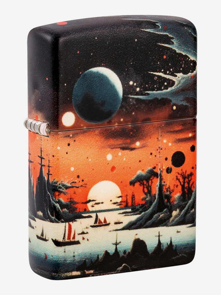 Зажигалка бензиновая ветроустойчивая Zippo Galactic Landscape Design 540 Matte