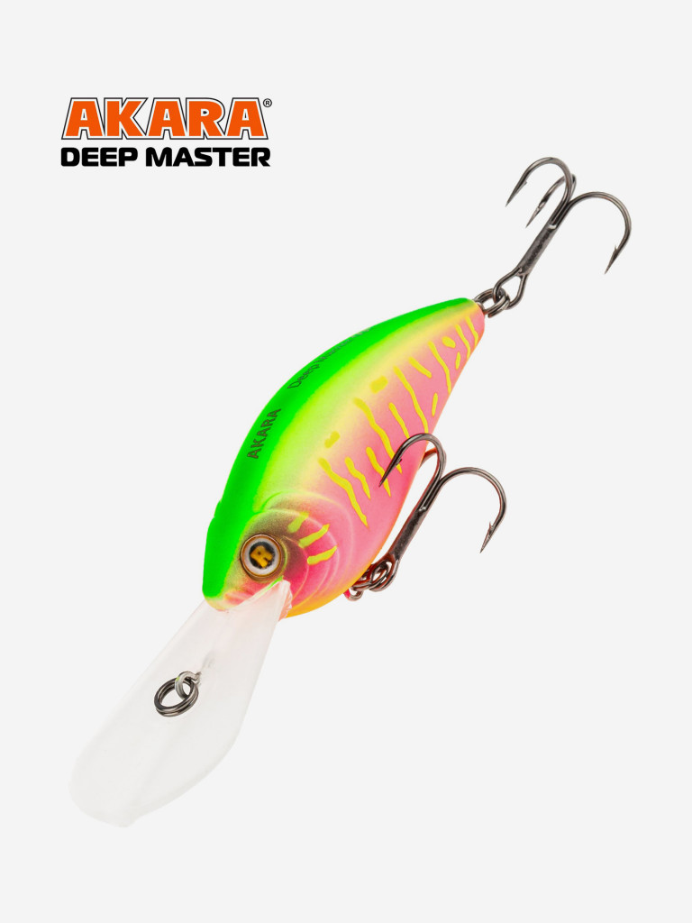Воблер Akara Deep Master 60F кренк плавающий для троллинга на щуку, судака, окуня 12гр A207
