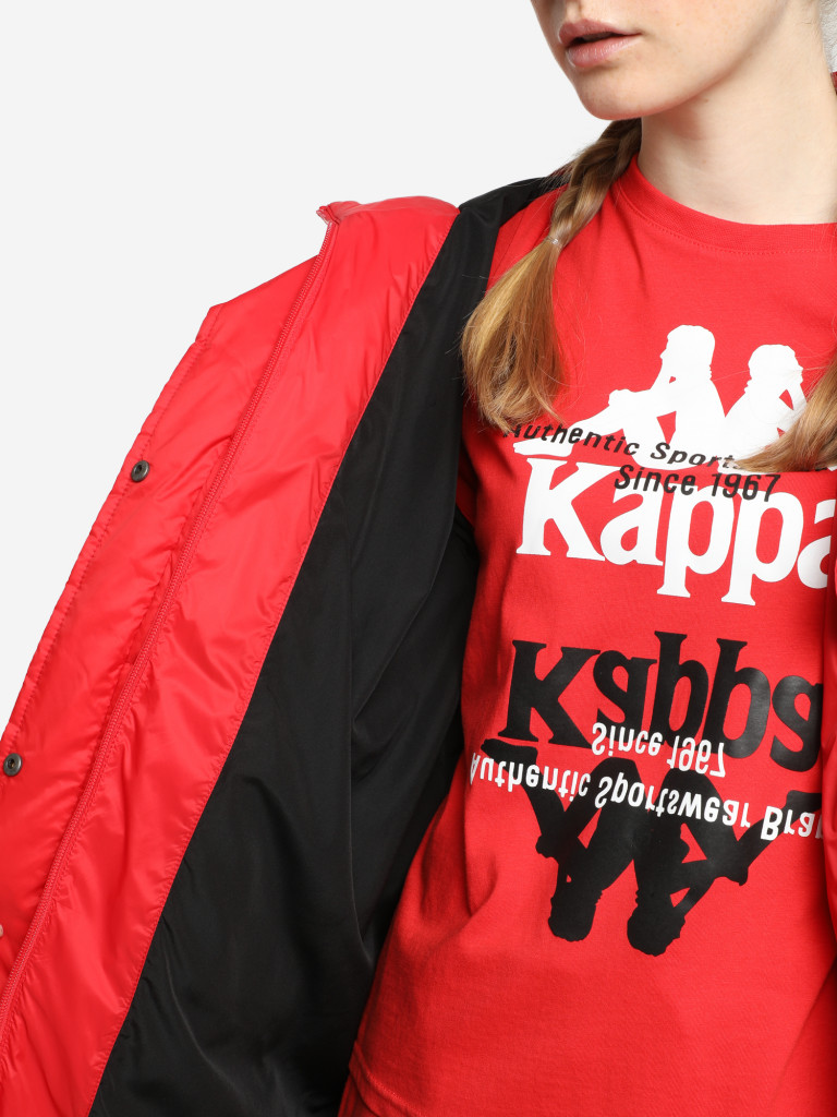 Пуховик женский оверсайз Kappa