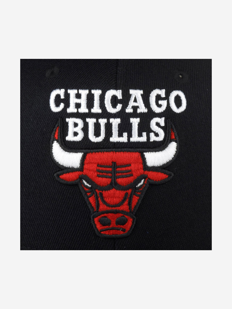 Бейсболка MITCHELL NESS HHSSINTL1245-CBUBLCK Chicago Bulls NBA (черный)
