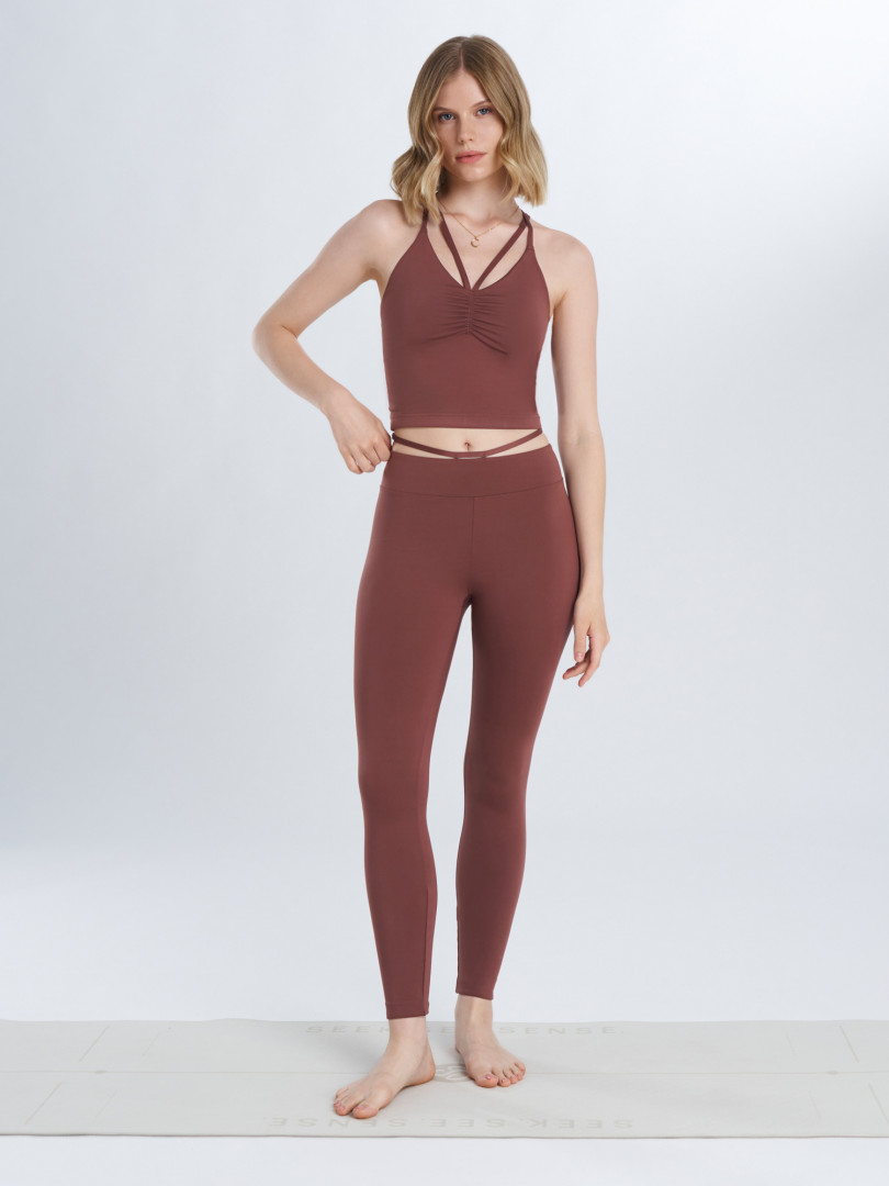 Легинсы женские Sensana Коричневый 2449₽