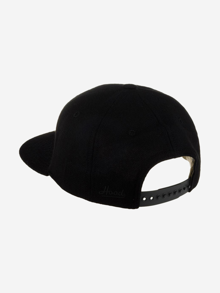 Бейсболка с прямым козырьком HOOD 100-MWL003-OR003-BK Rip City, OR (черный)