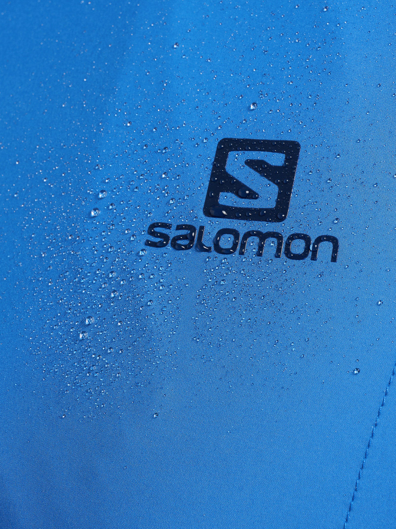 фото Джемпер флисовый мужской salomon outline as hybrid, синий