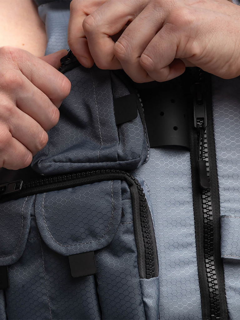 Спасательный жилет для рыбалки на каяке hikeXp Hook Grey