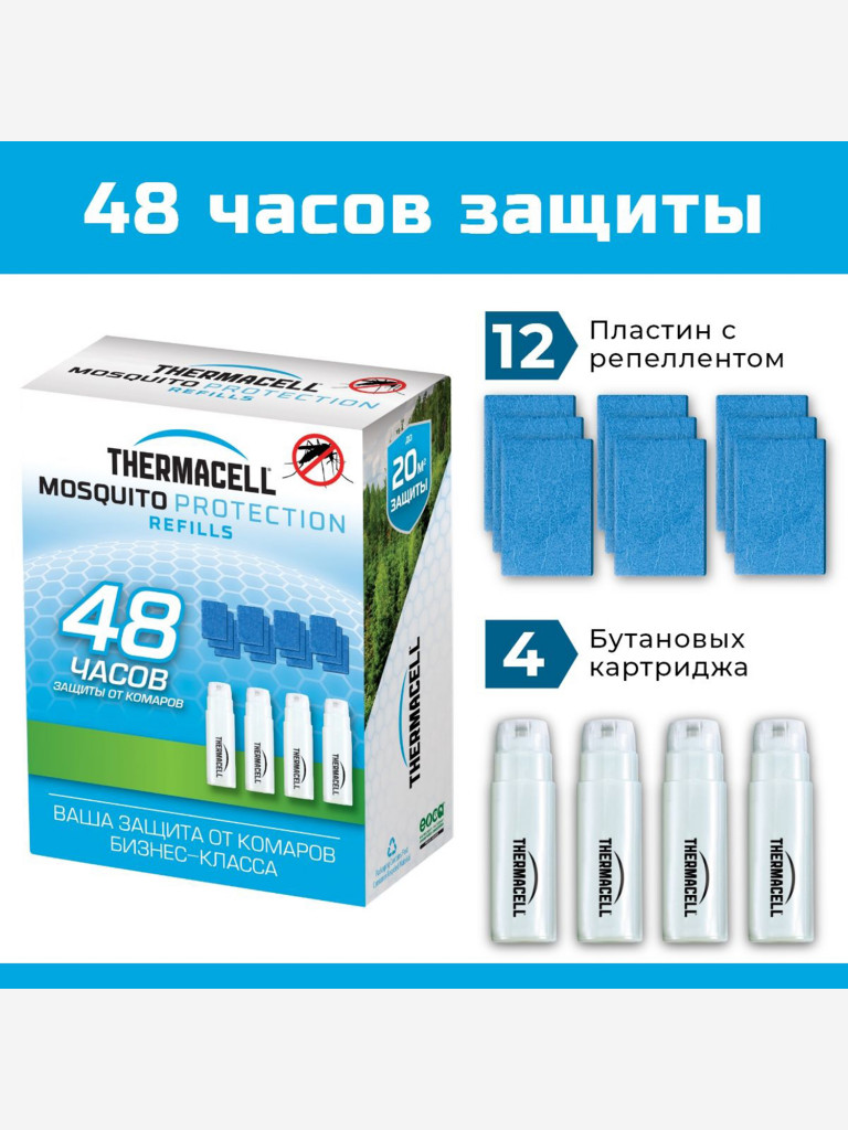 Набор пластин и катриджей Thermacell от комаров