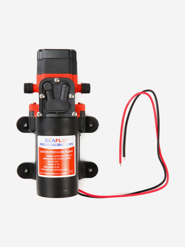 Помпа водоподающая SeaFlo мембранная, 12V, 4.3 л/мин, 2.4 BAR, 35 PSI