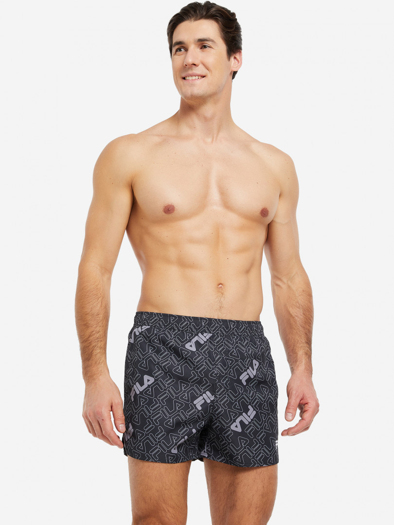 фото Шорты плавательные мужские fila, черный
