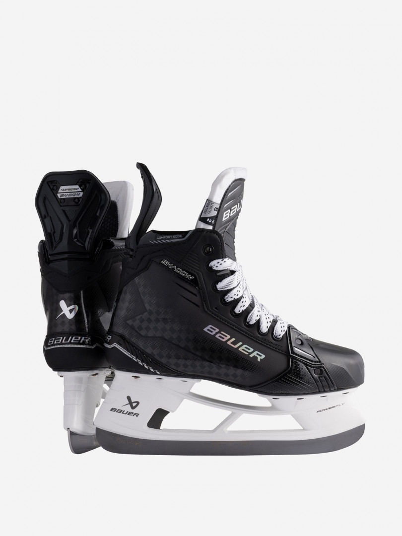 Коньки хоккейные детские Bauer Supreme Shadow INT FIT2 с лезвиями FLY-X,