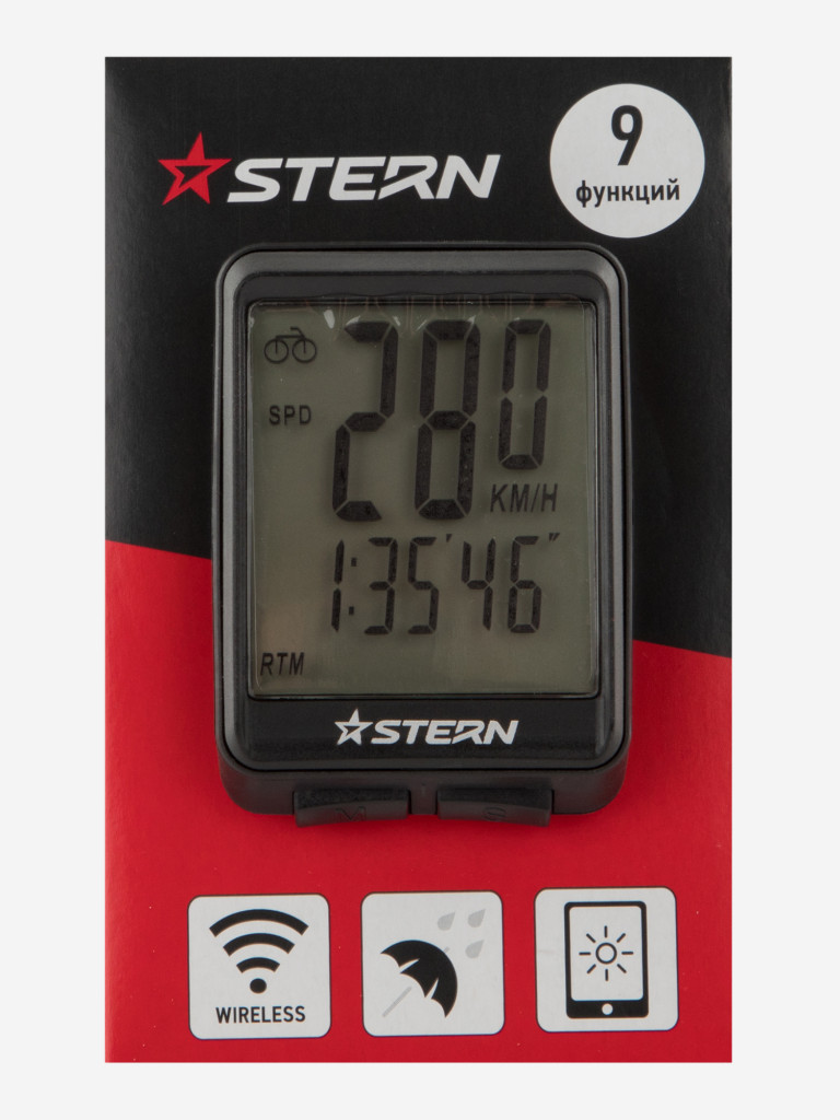 Велокомпьютер беспроводной Stern 9 функций