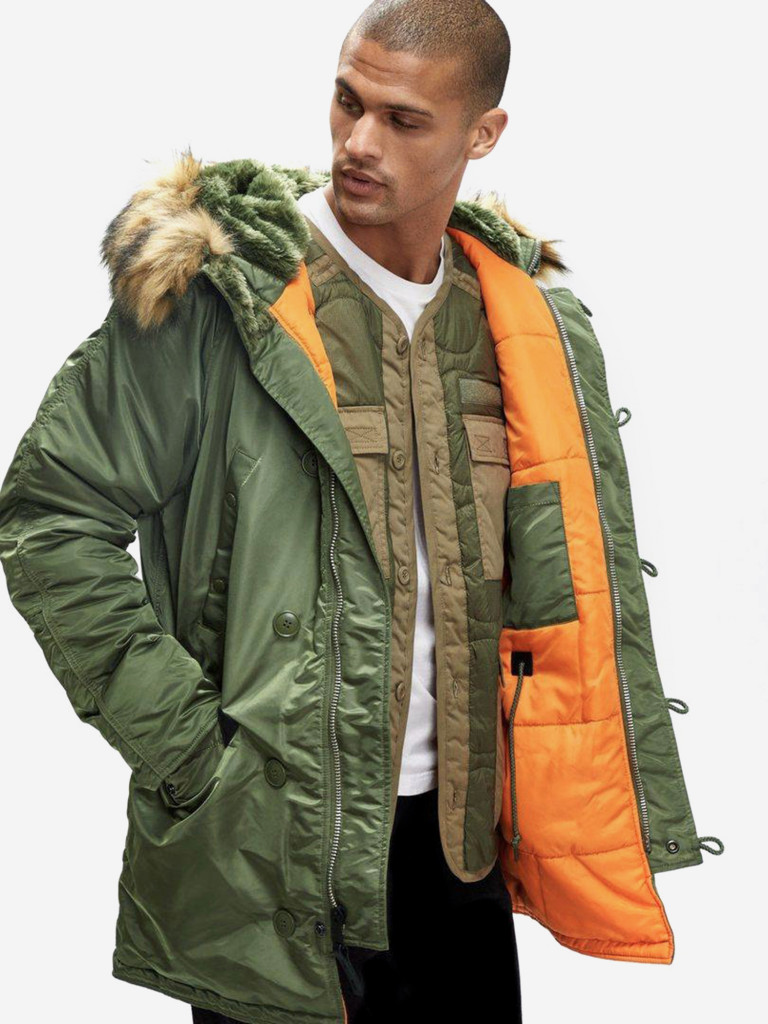 Парка зимняя мужская Slim Fit N-3B Alpha Industries