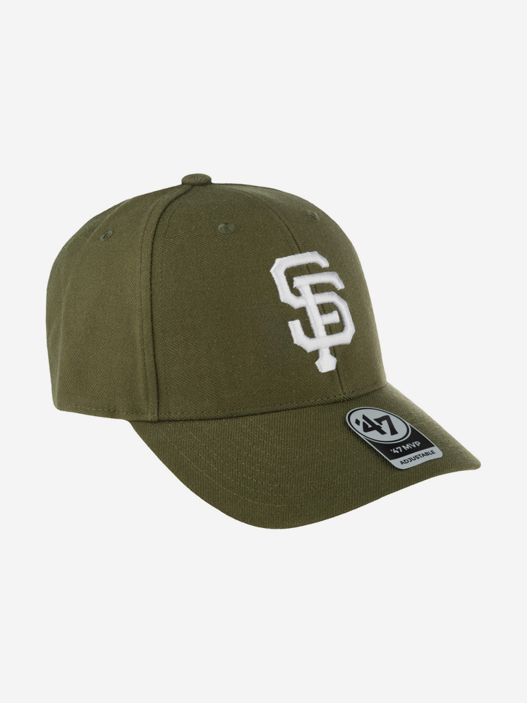 Бейсболка 47 BRAND B-MVP22WBV-SW San Francisco Giants MLB (оливковый)