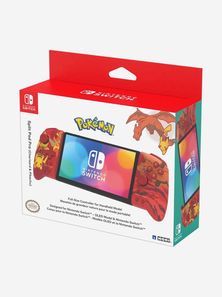 Контроллер HORI для Nintendo Switch Split Pad Pro / Charizard & Pikachu (NSW-413U) NEW