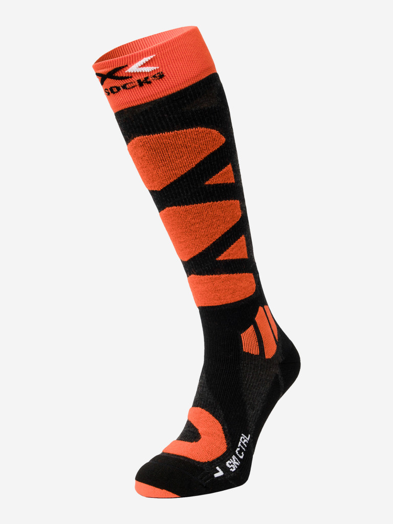 Носки X-Socks Ski Control 4.0, 1 пара серый меланж/оранжевый цвет — купить  за 3799 руб., отзывы в интернет-магазине Спортмастер