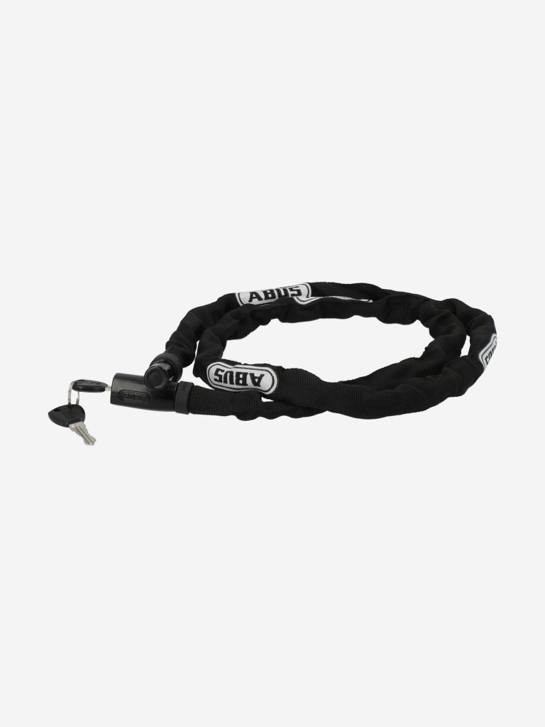 Замок велосипедный с ключами Abus 4804 K/110 BK Steel-O-Chain