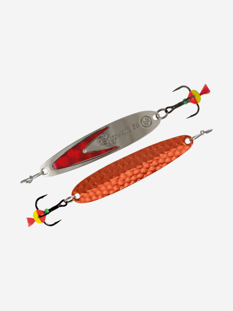 Блесна вертикальная ECOPRO Судачья красный флекс, 60мм, 10г, Ob/SRF