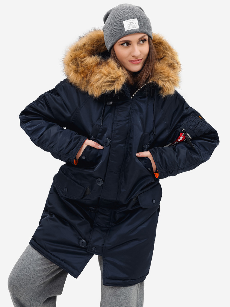 Парка зимняя женская N-3B W Alpha Industries
