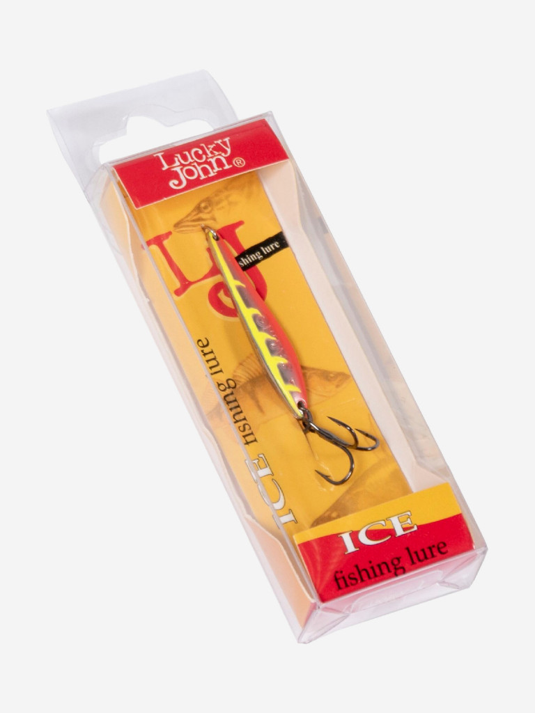 Блесна вертикальная Lucky John зимняя S-1 с тройником, вес 1,5 г