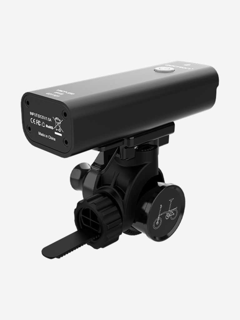 Крепление для велофонаря на ось колеса GACIRON H23, цвет черный