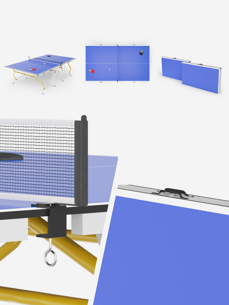 Теннисный стол UNIX Line Simple Indoor 12mm MDF (Blue)