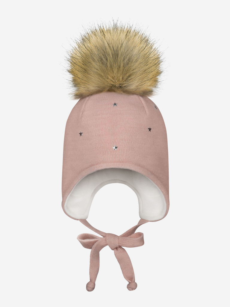 Шапка для девочки GUSTI GW25AC1236G-BEIGE