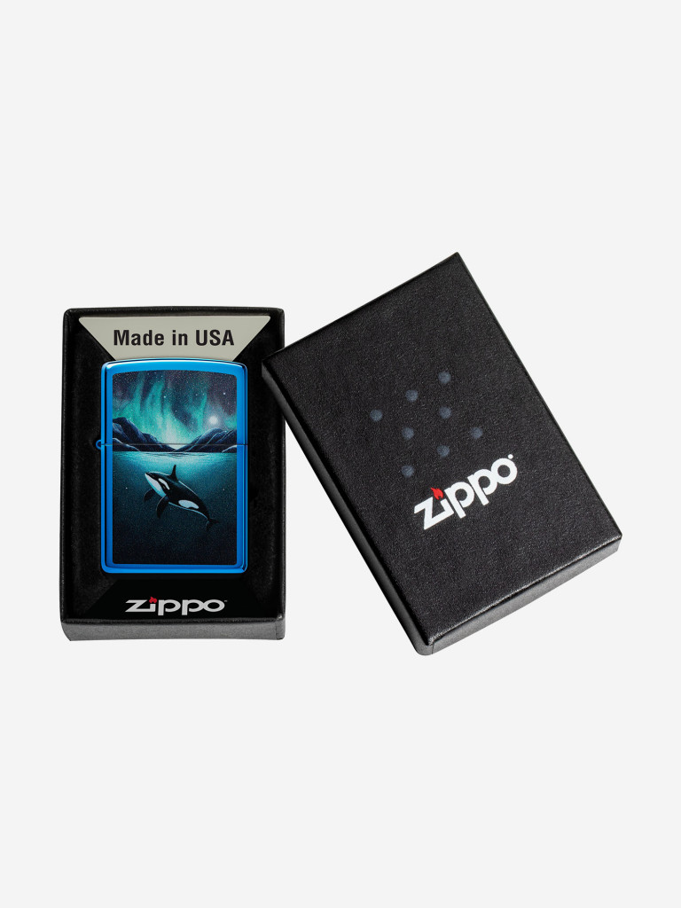 Зажигалка бензиновая ZIPPO 48984 Whale