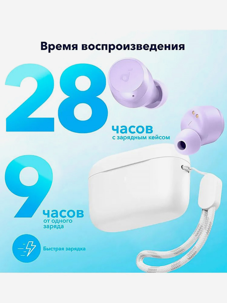 Наушники беспроводные SOUNDCORE A25i v.2