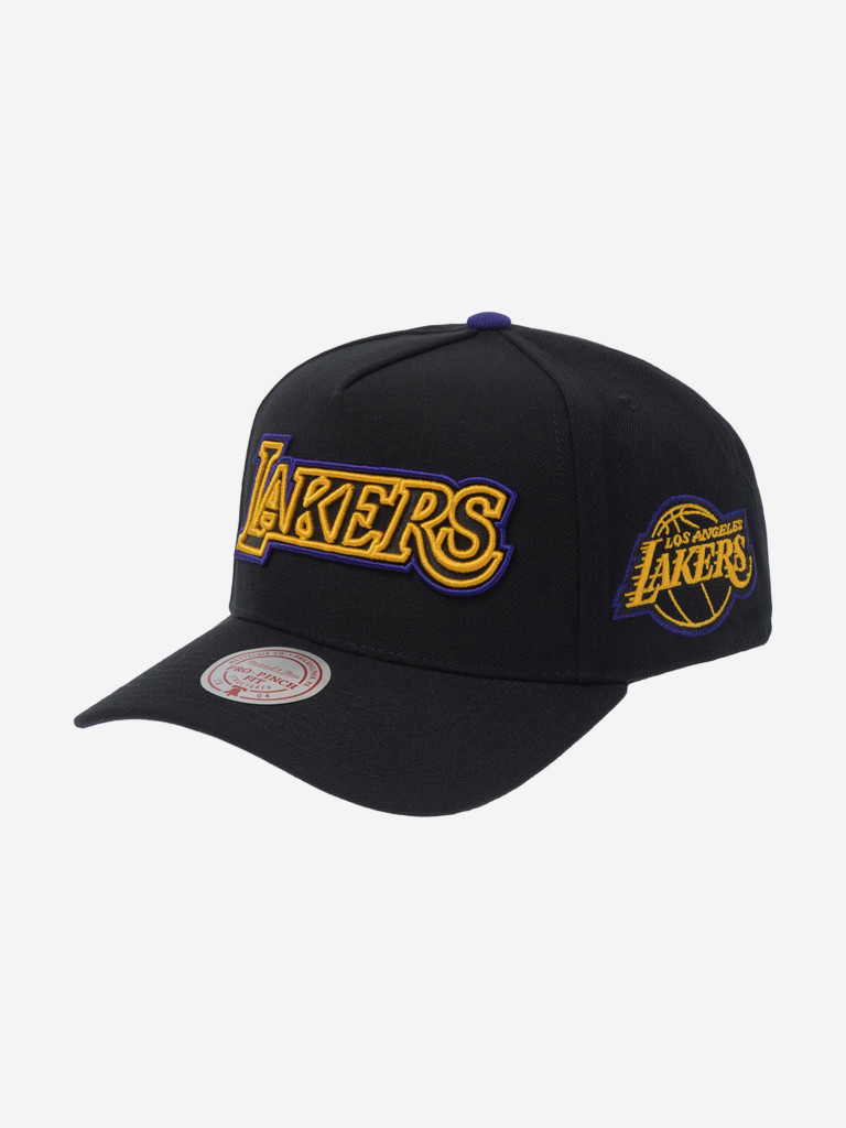 Бейсболка MITCHELL NESS HP12823-LALBLCK Los Angeles Lakers NBA
