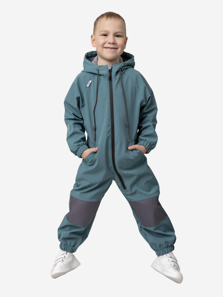 Кобинезон софтшелл для девочки batik холодный зеленый