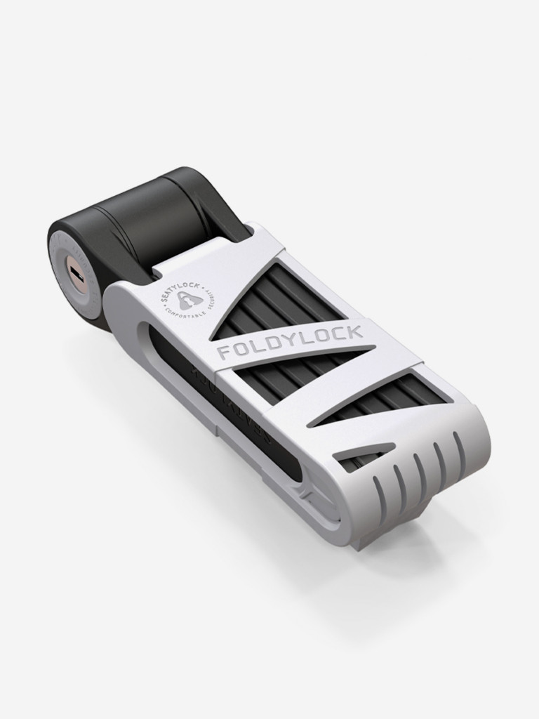 Замок складной Seatylock Foldylock Mini, светло серый